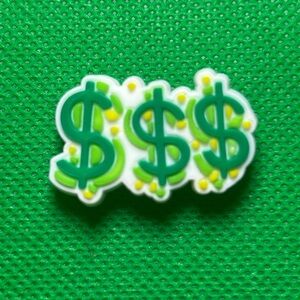 🌼 (5/$10 or 10/$15) NEW “Money Moves” Croc Charm Collection Gift, Bundle to save